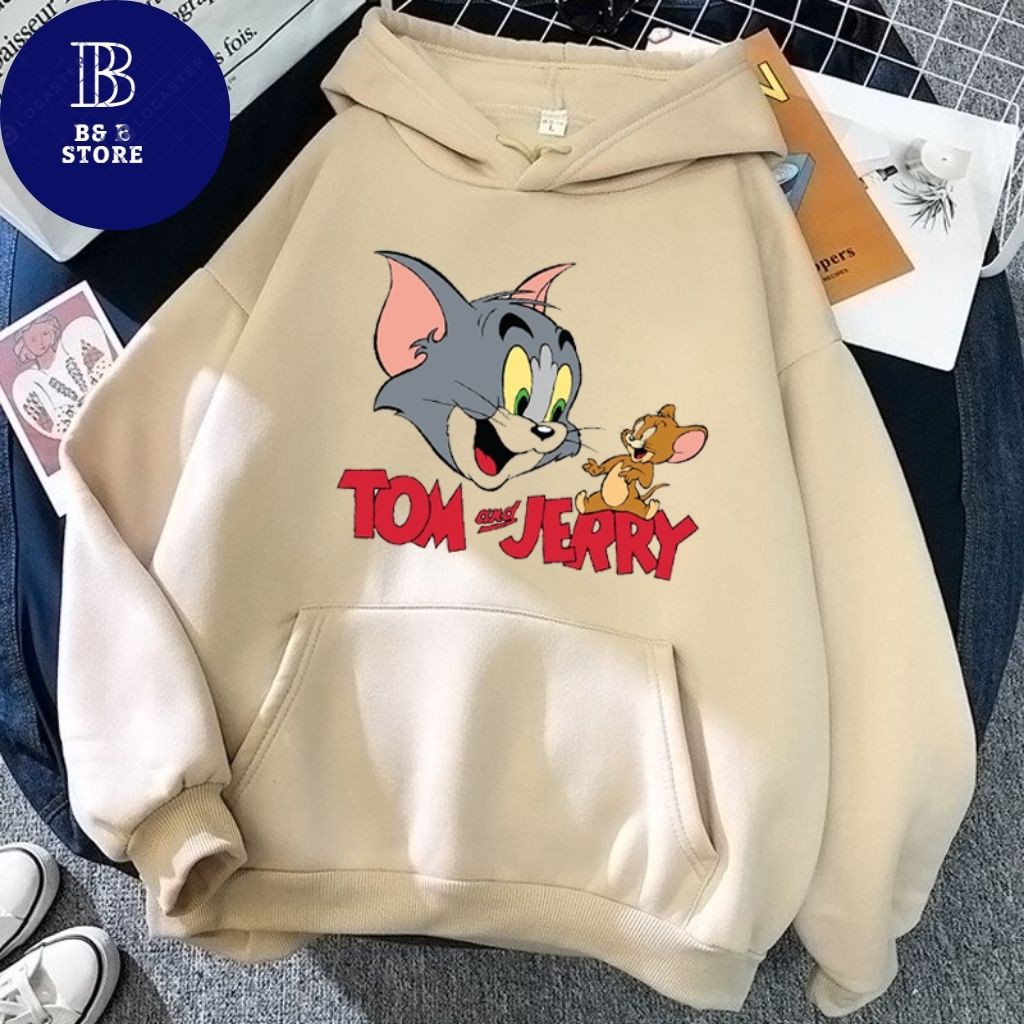 [ HOẠT HÌNH ] ÁO KHOÁC HOODIE NỈ UNISEX IN MÈO HOẠT HÌNH CỰC ĐẸP ÁO FORM NAM NỮ ĐỀU MẶC ĐƯỢC