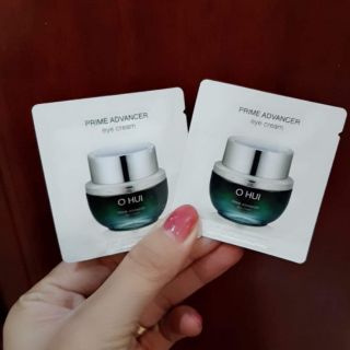 Combo 10 gói Kem mắt của Ohui prime Advancer chống nhăn