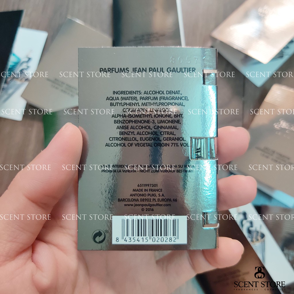 Scentstorevn - Vial chính hãng nước hoa JPG Le Male [1.5ml]