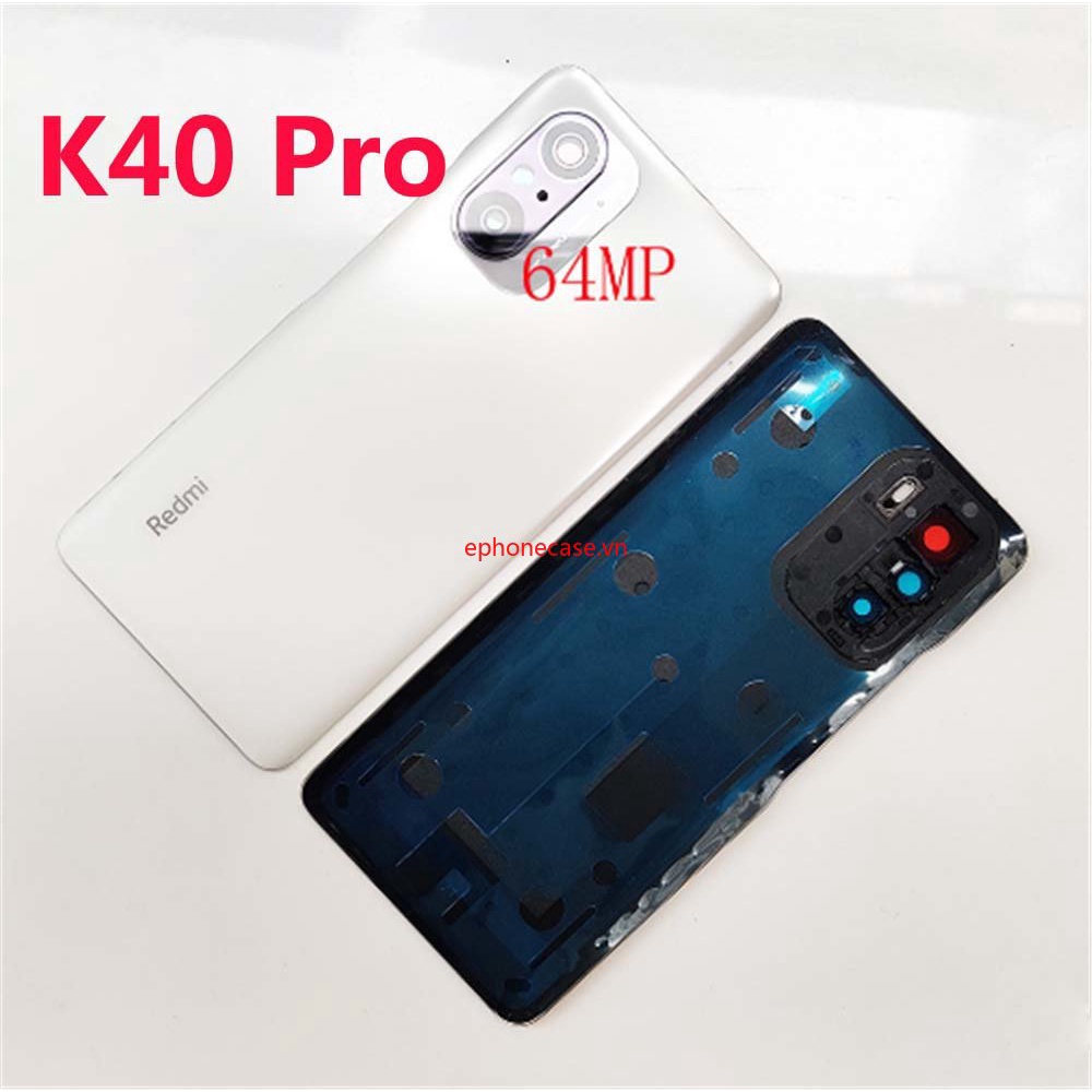 Khung Bảo Vệ Pin Mặt Sau Có Miếng Dán Camera Cho Redmi K40 Xiaomi Redmi K40 Pro