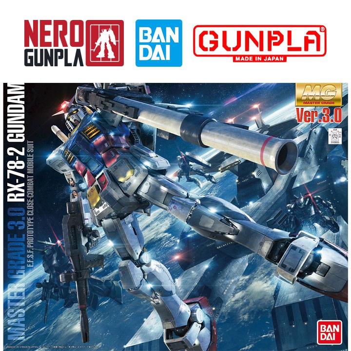 Mô Hình Bandai Gunpla MG 1/100 RX-78-2 Gundam Ver.3.0