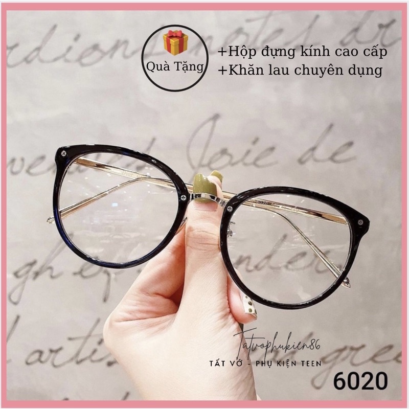 Kính mắt tròn SALE Gọng kính cận -nữ kim loại kiểu dáng thời trang Ulzzang Hàn Quốc hot trend KM8