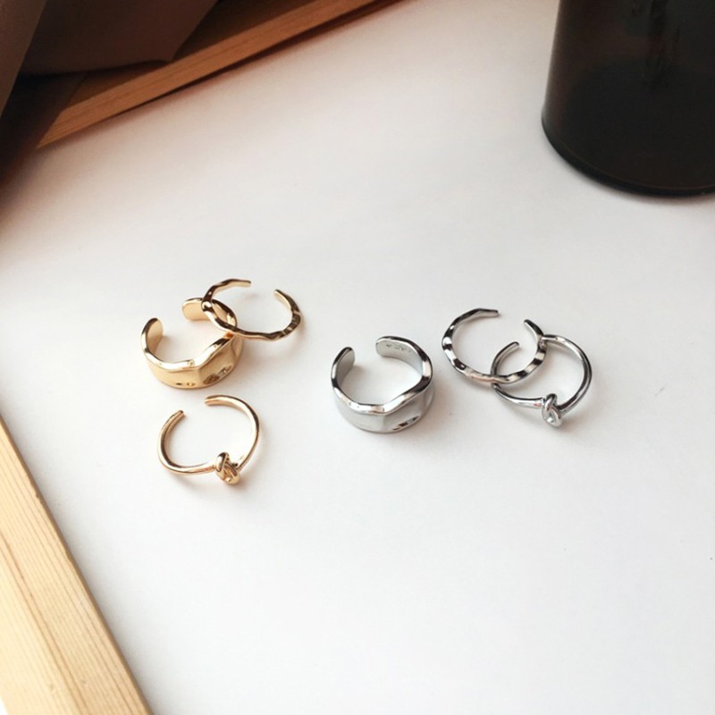 Set 3 Chiếc Nhẫn Kiểu Dáng Vintage Thời Trang Cho Nữ