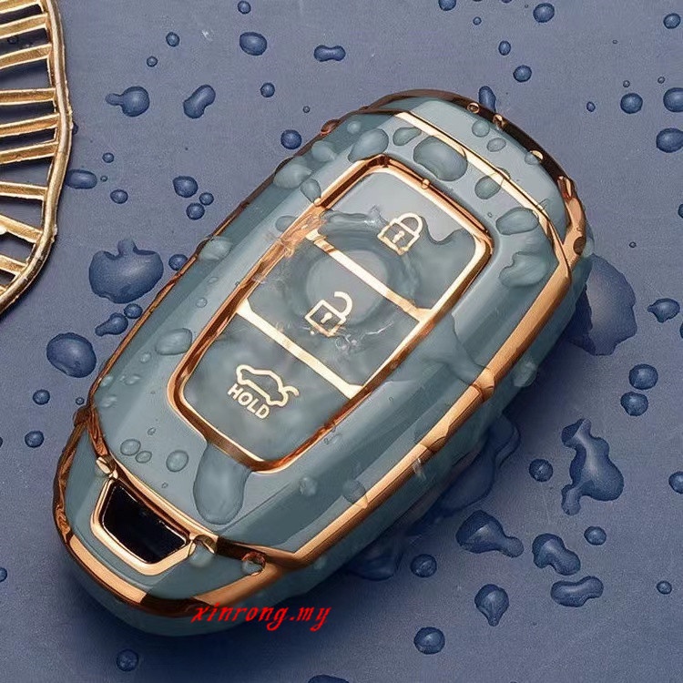 Ốp silicon bảo vệ chìa khóa xe hơi Hyundai Elantra Tucson Sonata