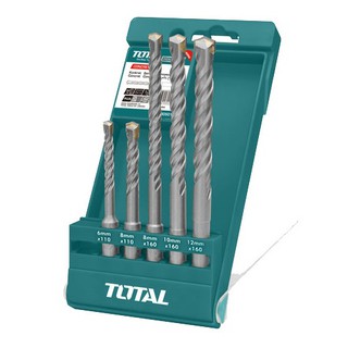 Total Bộ 5 mũi khoan bê tông đầu gài TAC190501