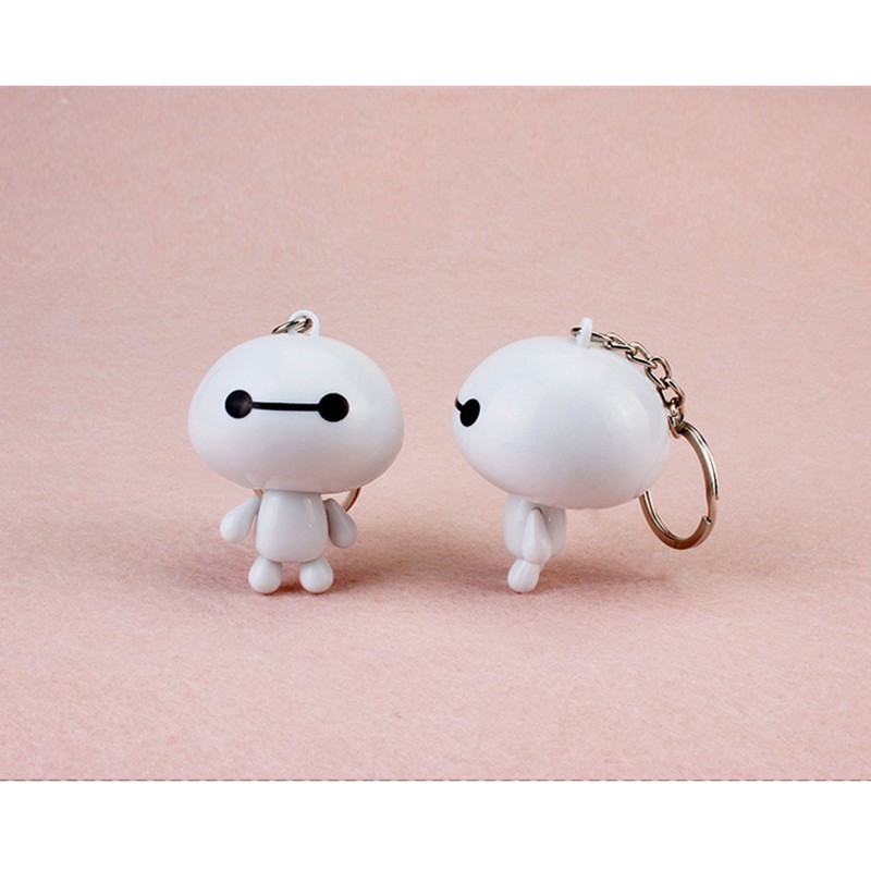 Búp Bê BayMax Có Thể Di Chuyển Kèm Móc Khóa Dễ Thương Trang Trí Túi Xách / Điện Thoại