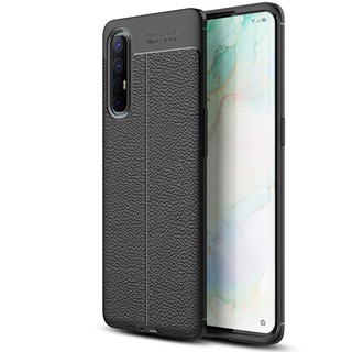 Ốp lưng Oppo Reno3 Pro Silicon giả da Auto Focus