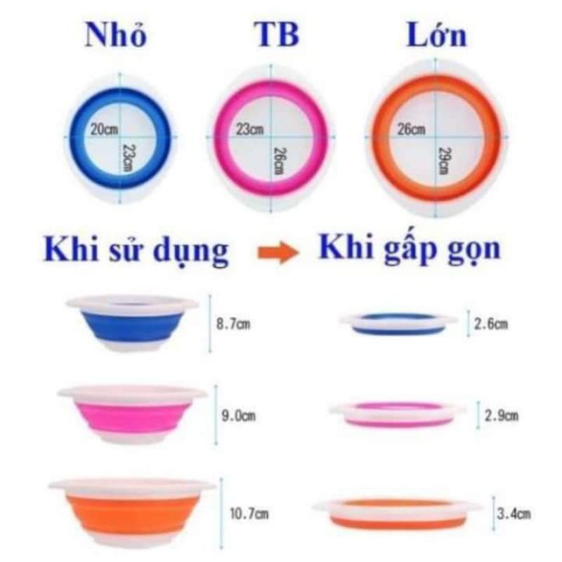 Bát đựng mồi, trộn mồi câu cá gấp gọn