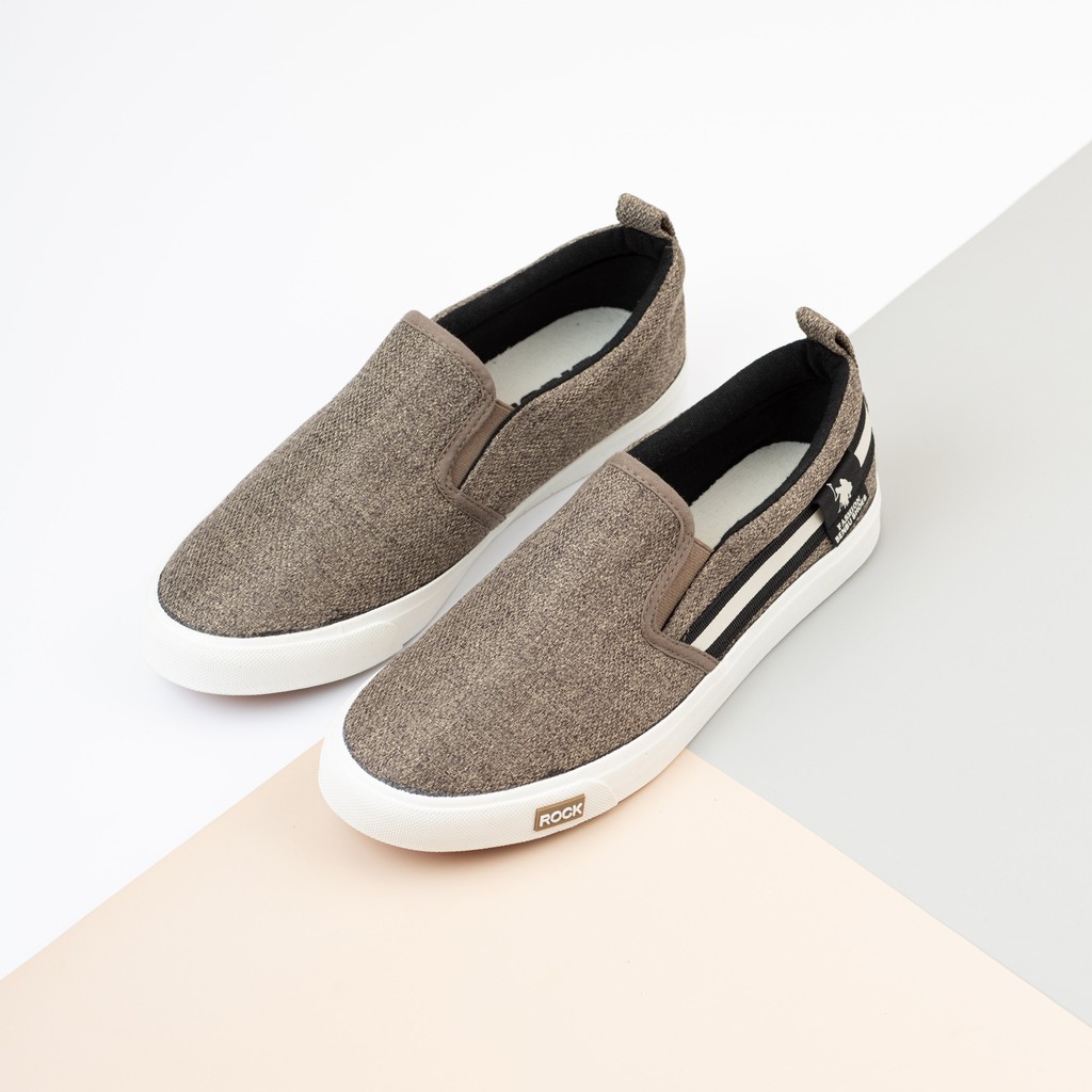 Giày Slipon nam chất liệu vải mũi tròn MWC NASL- 6053 | BigBuy360 - bigbuy360.vn