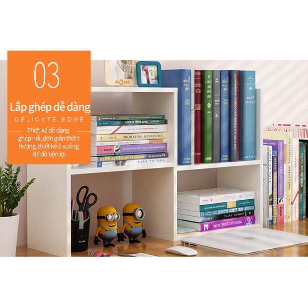 Kệ để đồ có thể kéo đẩy để bàn Trang trí sáng tạo Thiết kế lưu trữ đa năng-KL019