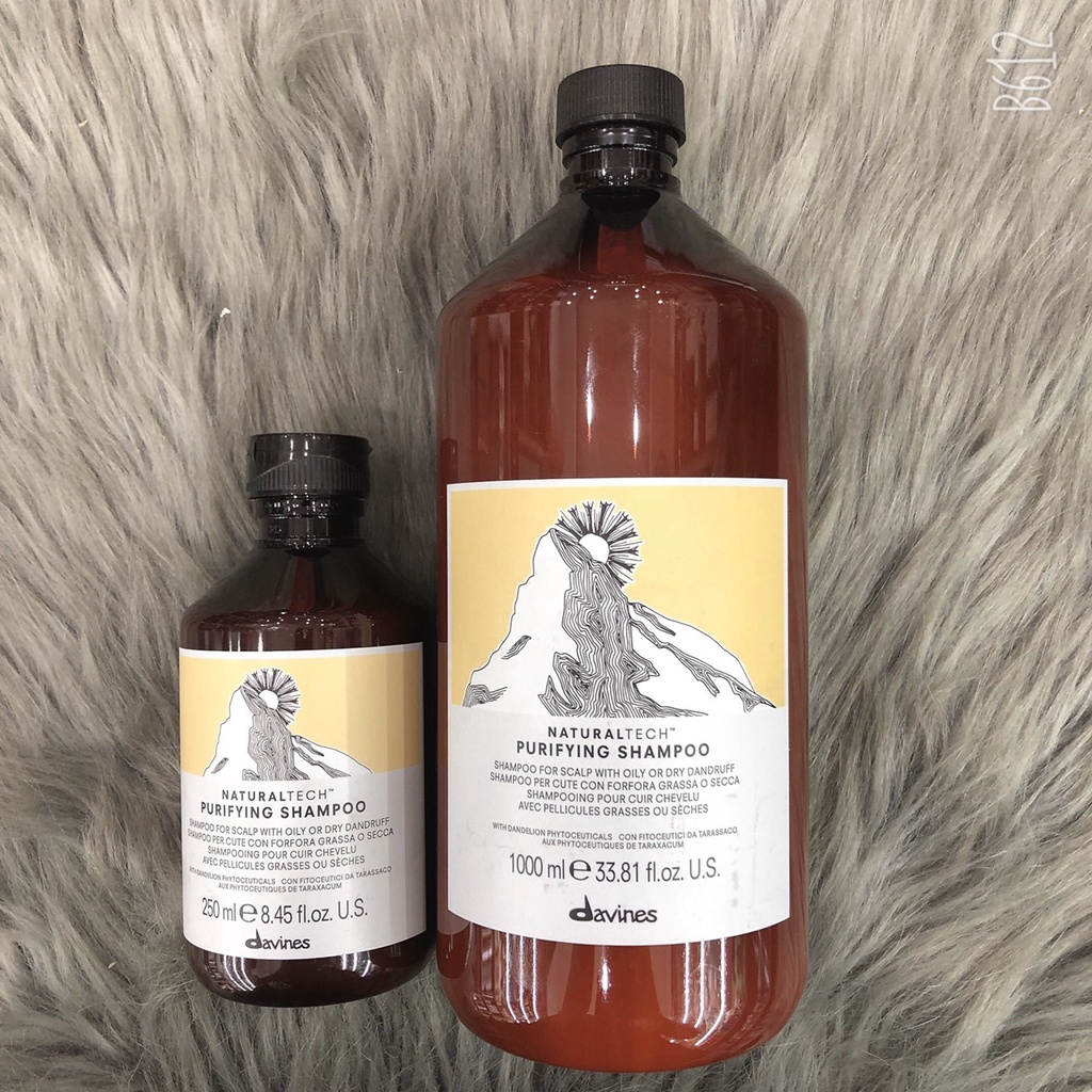 Dầu gội ngăn gàu cho tóc và da đầu DAVINES PURIFYING Shampoo