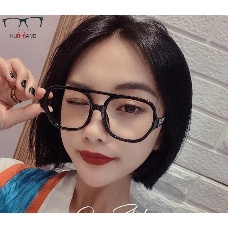 [ KÍNH TEEN ] KÍNH MẮT RÂM BLACKBEE UNISEX VIỀN ĐEN THỜI TRANG TEEN CHẤT NHỰA