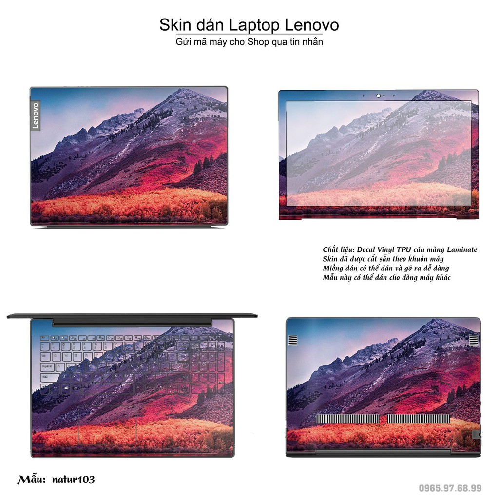 Skin dán Laptop Lenovo in hình thiên nhiên _nhiều mẫu 5 (inbox mã máy cho Shop)