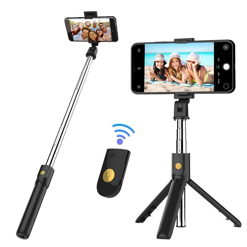 Gậy chụp ảnh tự sướng kết nối Bluetooth 3 trong 1 có thể gấp lại được