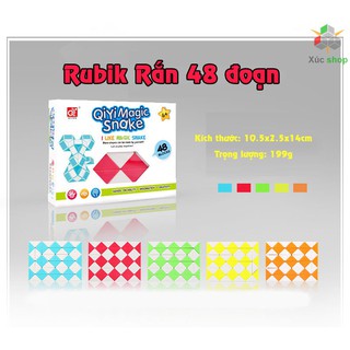 Rubik rắn - Magic Snake - 24 - 36 - 48 - 60 - 72 đoạn