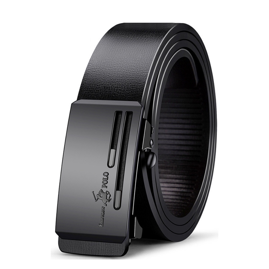 Thắt lưng nam cao cấp, dây nịt nam da bò EMRENEW POLO M1, full hộpj