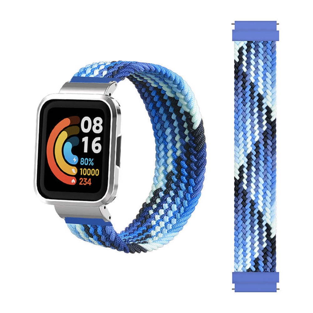 Dây Đeo Sợi Nylon Co Giãn Cho Đồng Hồ Xiaomi Mi Watch Lite / Redmi Watch 2 / Redmi Watch 2 Lite