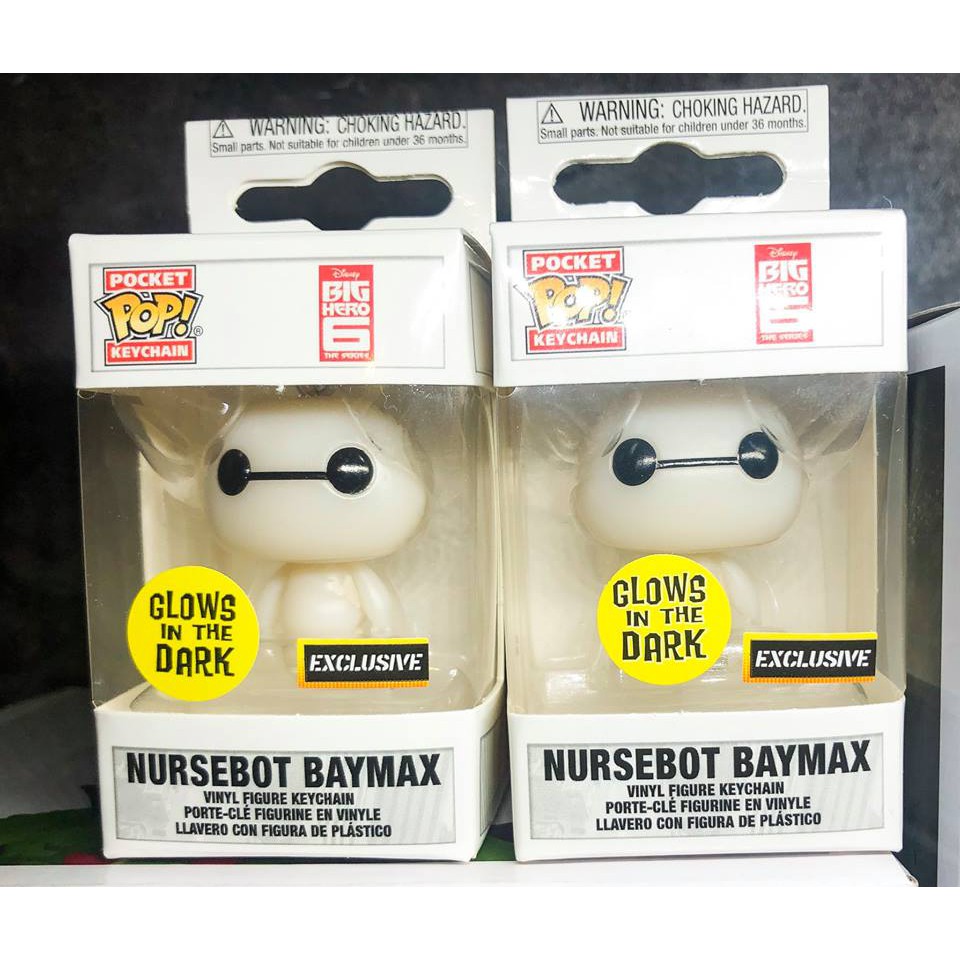Funko Keychain Baymax GITD Chính Hãng