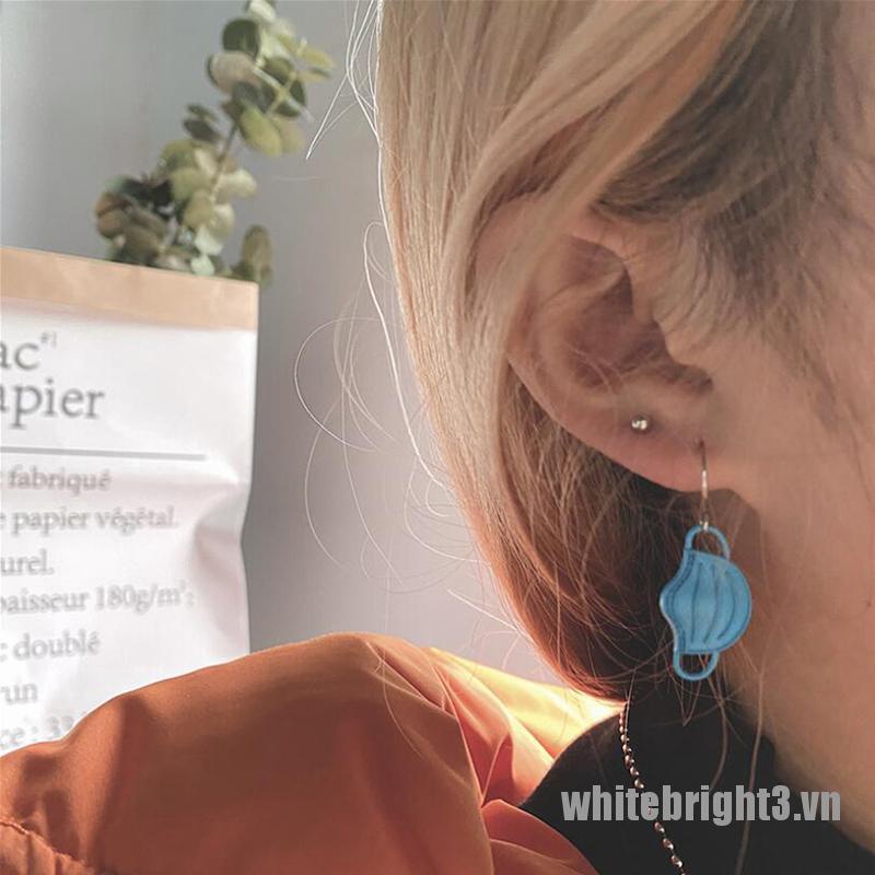 Bông Tai Hình Mặt Nạ Sáng Tạo Thời Trang Dành Cho Nữ