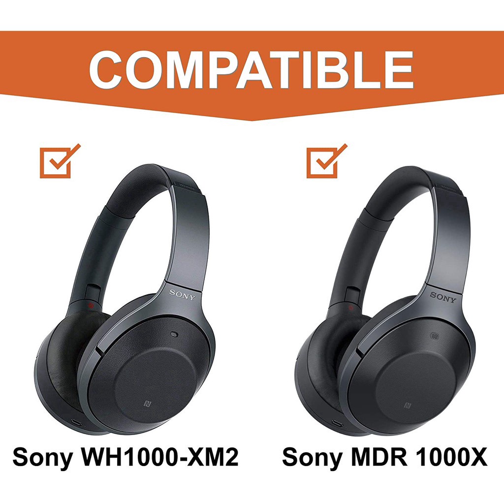 Cặp Mút Đệm Thay Thế Cho Tai Nghe Sony WH1000XM2 MDR-1000X WH 1000X M2
