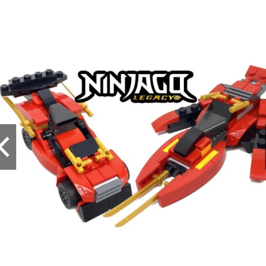 Lego Ninjago - Siêu xe biến hình máy bay chiến đấu - 30536