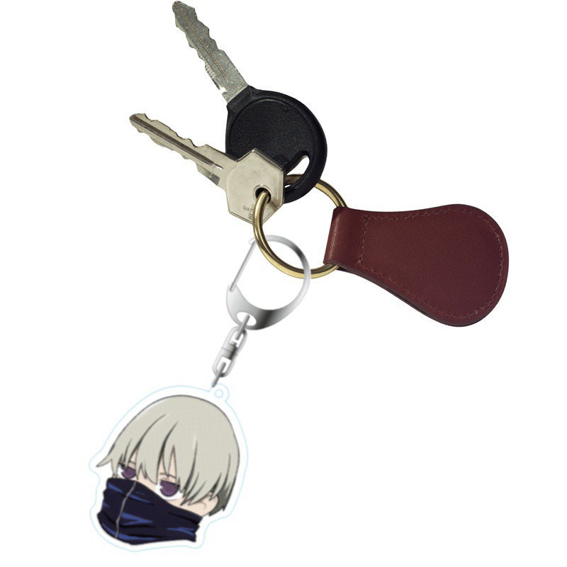 Móc Khóa Nhựa Acrylic Hai Mặt Họa Tiết Anime Kugisaki Nobara Gojo