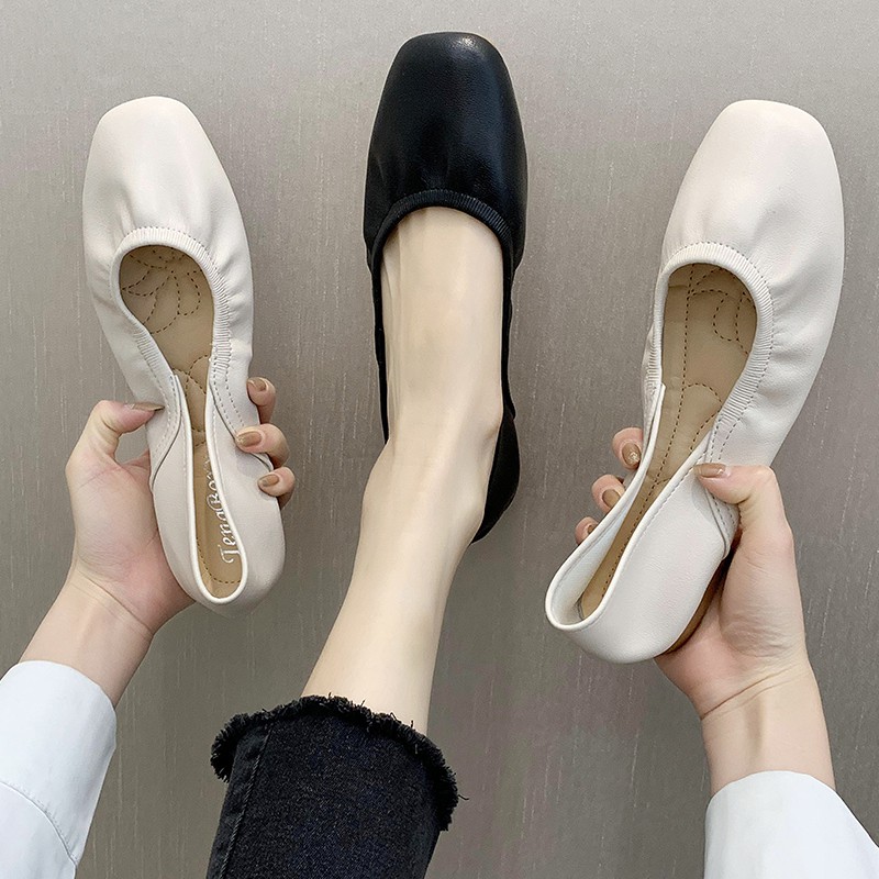Giày Búp Bê Đế Bằng Mềm Mại Thời Trang Xuân Hè 2021 Cho Nữ | BigBuy360 - bigbuy360.vn