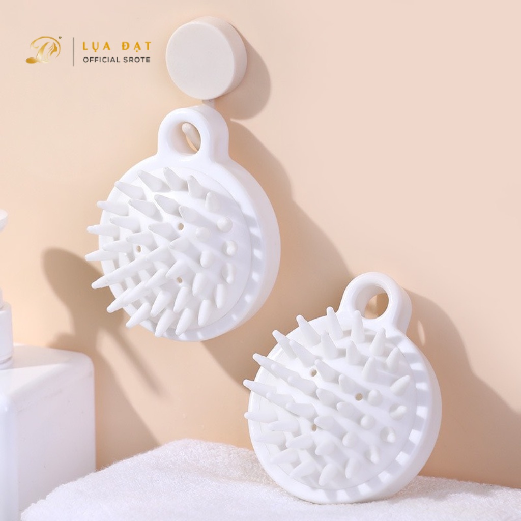 Lược gội đầu Silicone mềm ngăn rụng tóc, chăm sóc da đầu LALITA
