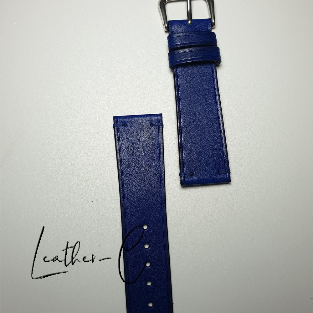 Dây đeo đồng hồ da bò màu xanh Navy-Blue DBXN05TẶNGKÈMKHÓA+DỤNGCỤTHAYDÂY+BH24tháng
