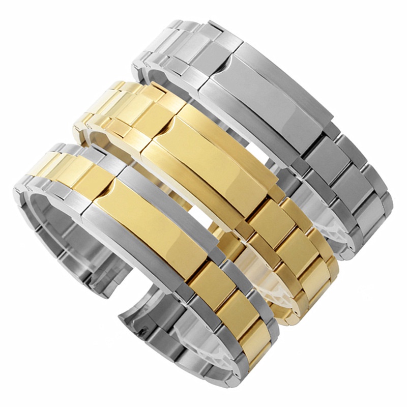 Vòng Đeo Tay Bằng Thép Không Gỉ Kích Thước 20Mm 21mm Dành Cho Rolex