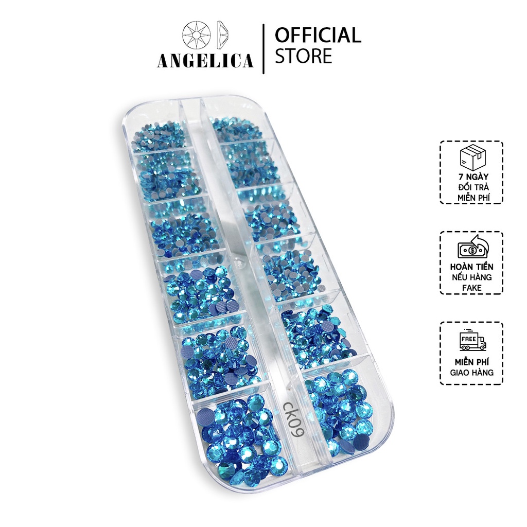 Khay Đá Nail Chân Keo Mix Size Chính Hãng ANGELICA CK09