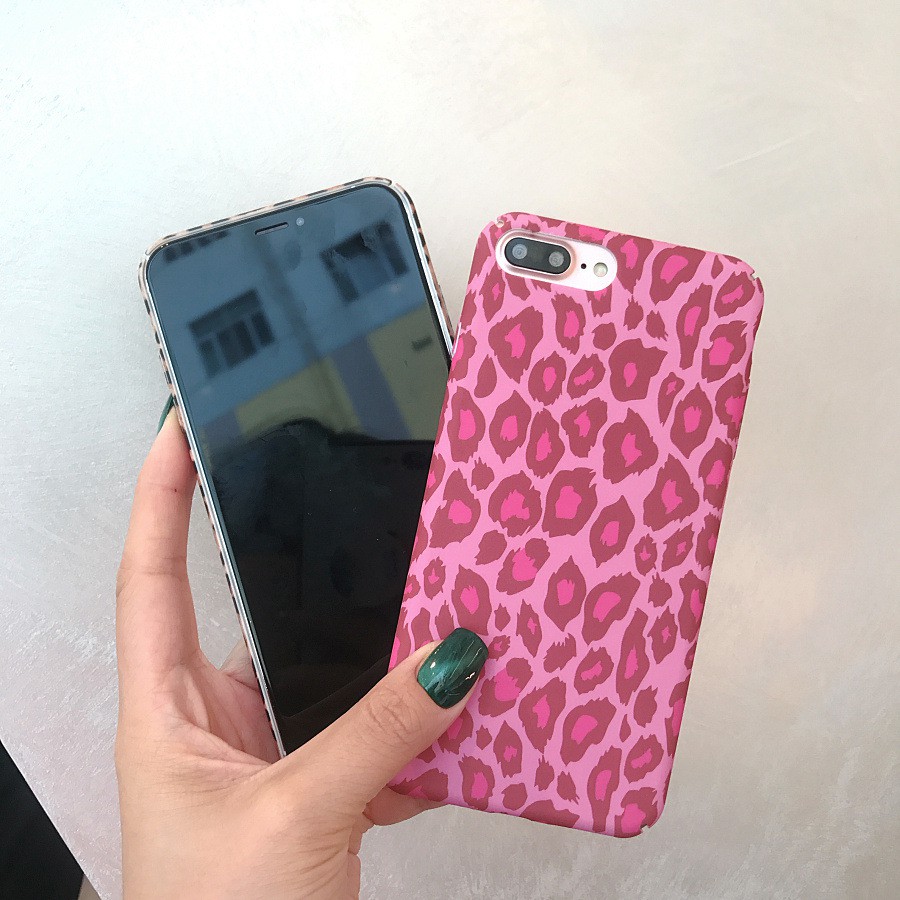 Ốp lưng in họa tiết da báo cho IPhone 6 6s 7 8 Plus X XS XR XSMax 11 11pro 11promax | BigBuy360 - bigbuy360.vn