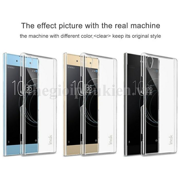 Ốp lưng Sony Xperia XA1 Plus trong suốt chính hãng IMAK phủ nano