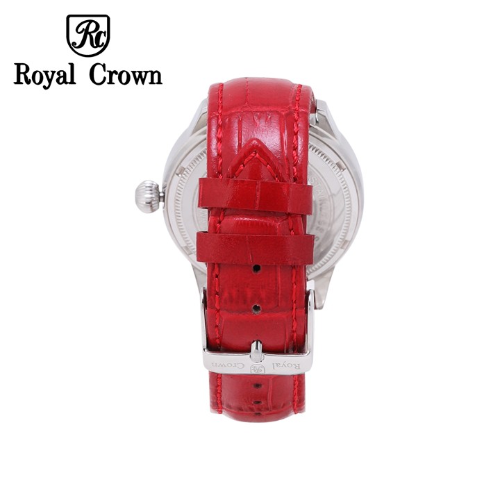 Đồng Hồ Nữ Chính Hãng Royal Crown 6118M Dây Da Đỏ
