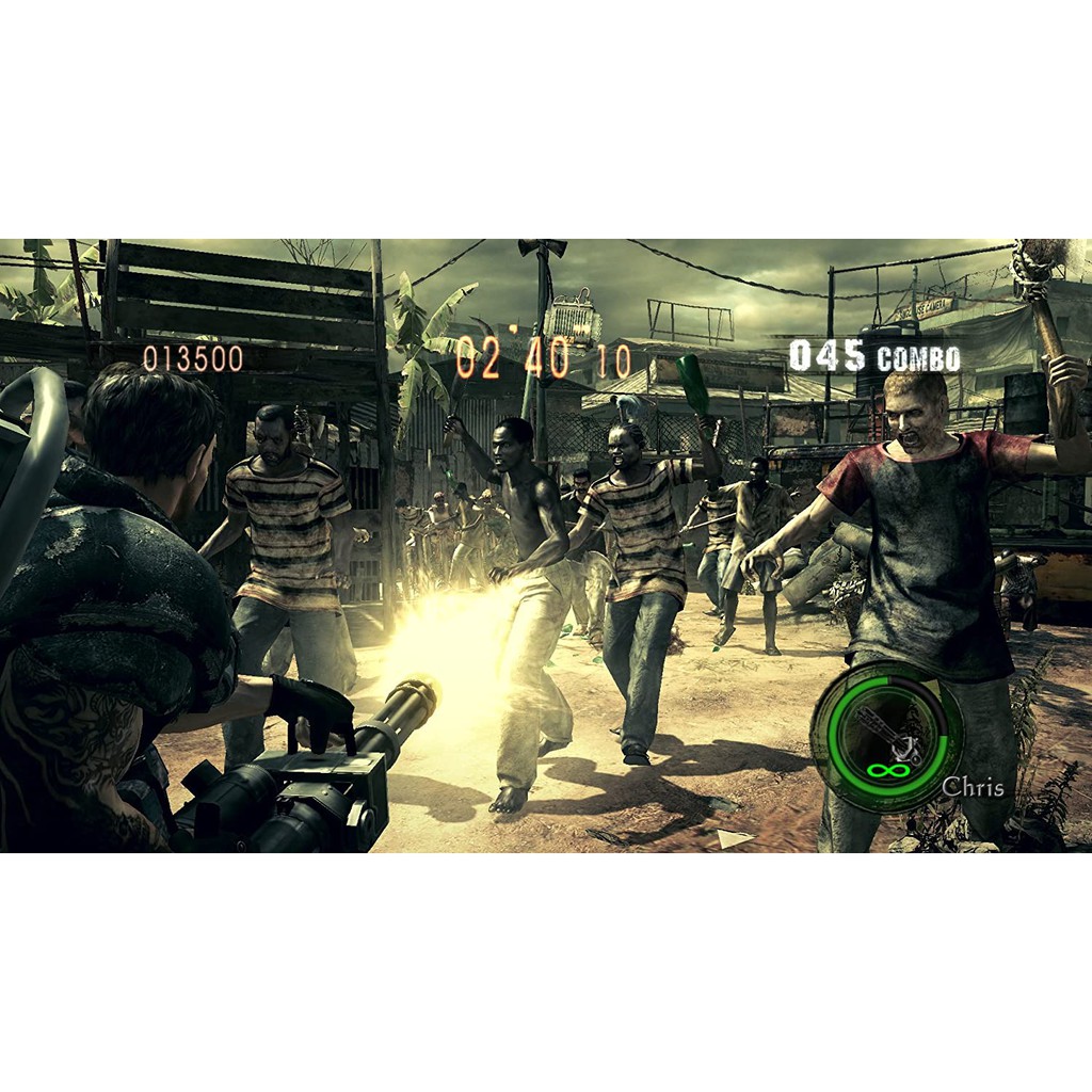 Đĩa Game PS4 - Resident Evil 5 (Nguyên Seal) Hệ US