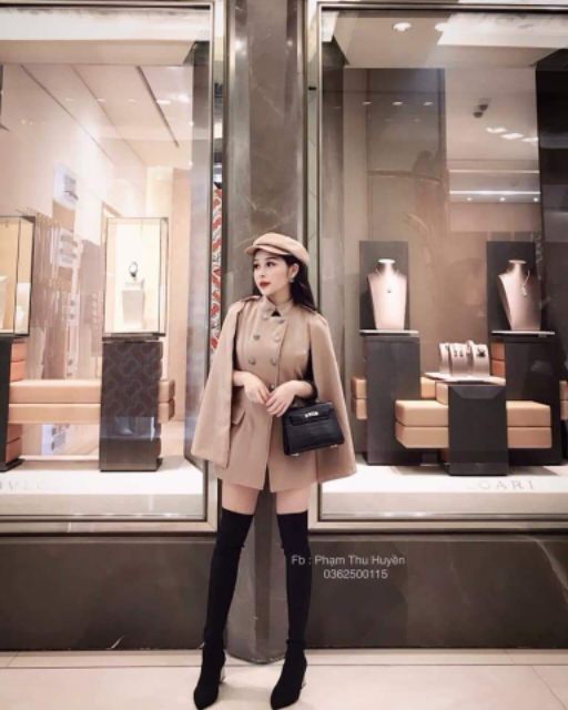 Áo dạ Cape hot hit | BigBuy360 - bigbuy360.vn