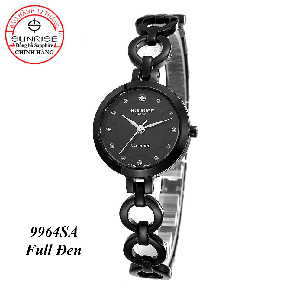 Đồng hồ nữ siêu mỏng Sunrise 9964SA kính Sapphire chống xước chống nước tốt - Fullbo | BigBuy360 - bigbuy360.vn