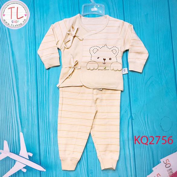 Thời Trang Trẻ Em -Set bộ tay dài cột dây cho bé sơ sinh – Quần Áo Bé Trai - Bộ Bé Trai - Quần Áo Bé Gái - Bộ Bé Gái