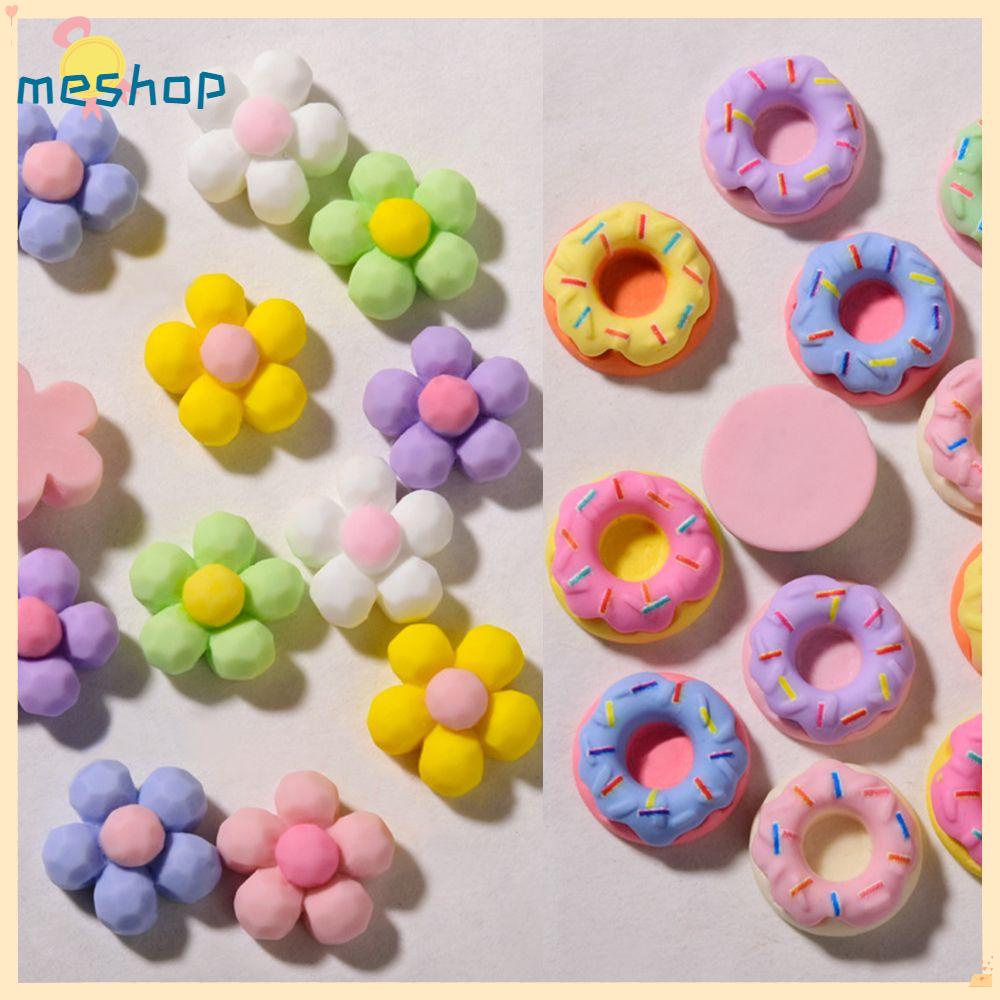 Set 12 Phụ Kiện Trang Trí Móng Nghệ Thuật Họa Tiết Hoa Hoạt Hình 3D