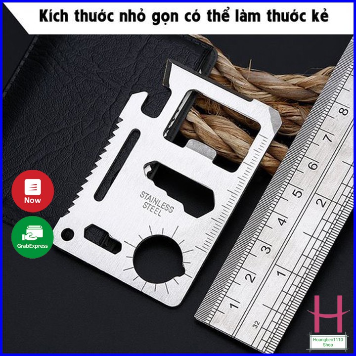 Miếng thép 11 chức năng đa năng tiện dụng { H }