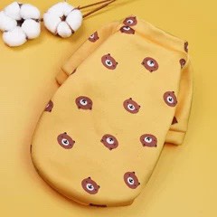 Áo Cho Chó Mèo, Quần Áo Nỉ Chất Liệu Co Giãn Cho Chó Mèo Mùa Thu Đông Họa Tiết Ngộ Nghĩnh Đáng Yêu