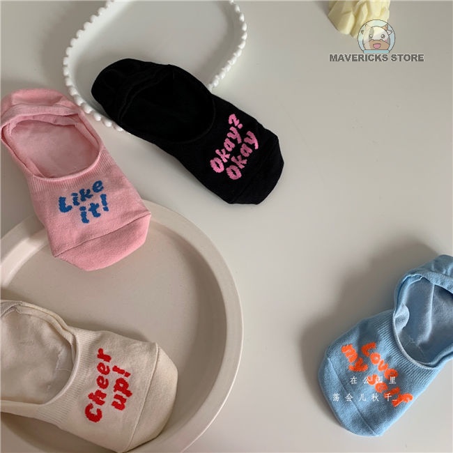 Vớ cổ thấp chống trượt kiểu Nhật Hàn dễ thương cho học sinh