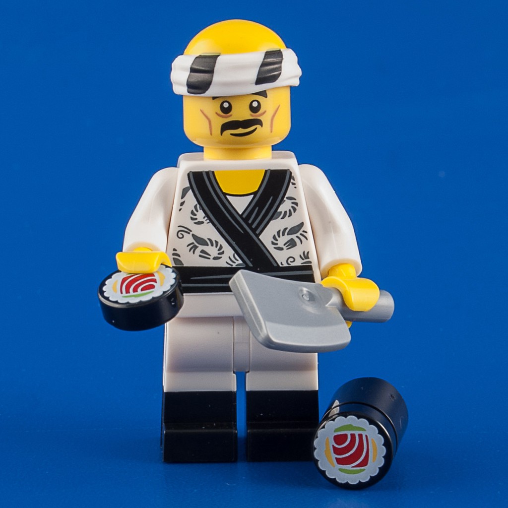 LEGO Minifigures Đầu Bếp Sushi Chef 71019 Trong Phim LEGO Ninjago