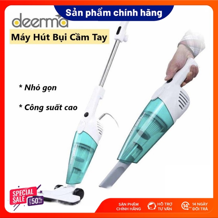 Máy hút bụi cầm tay Xiaomi Deerma Vacuum Cleaner DX118C - Tặng Kèm Đầu Lọc Thay Thế