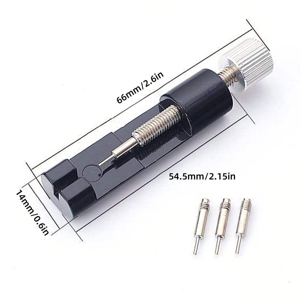 Bộ dụng cụ tháo dây đeo đồng hồ PCBFUN bằng kim loại sửa chữa tiện lợi