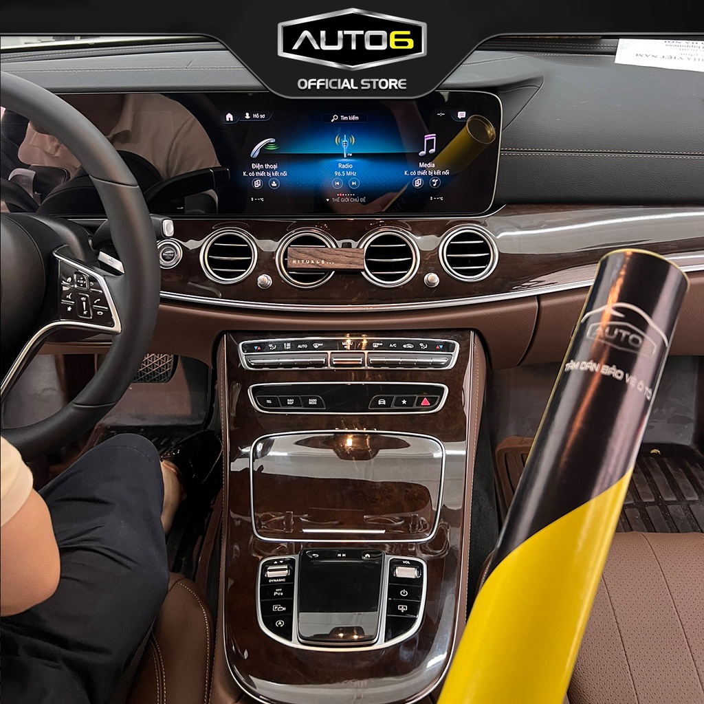 Bộ 5 chi tiết Film PPF trong suốt dán xe MERCEDES E200 Exclusive 2021-2023 chống xước bảo vệ nội thất ô tô - AUTO6