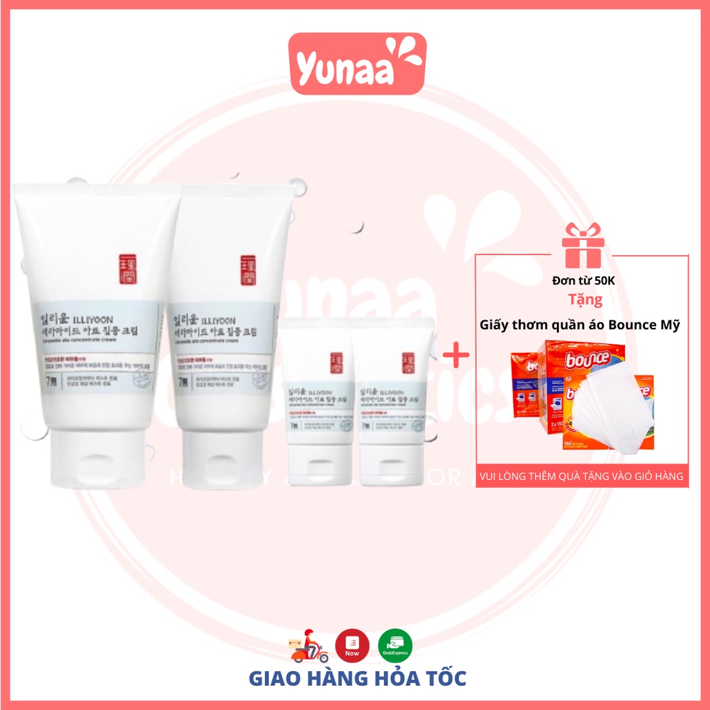 Kem Dưỡng Da Mặt Và Toàn Thân ILLIYOON Ceramide Ato Concentrate Cream