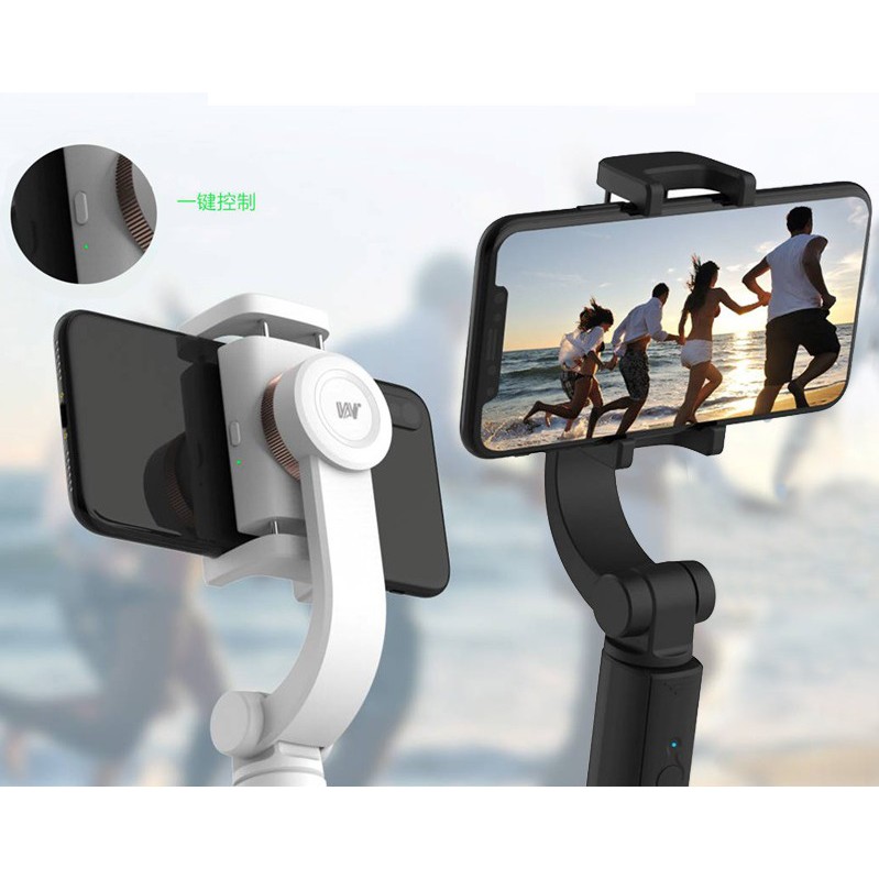 ❤️ HOTSALE ❤️ Tay Cầm Chống Rung Điện Tử Gimbal 1 TRỤC DISPHO Bluetooth - Gimbal Điện Thoại - Chân Đỡ Tự Đứng