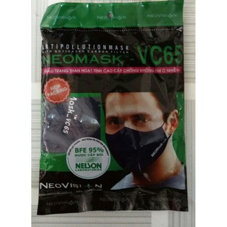 Combo 2 Khẩu trang than hoạt tính Neovison NeoMask VC65