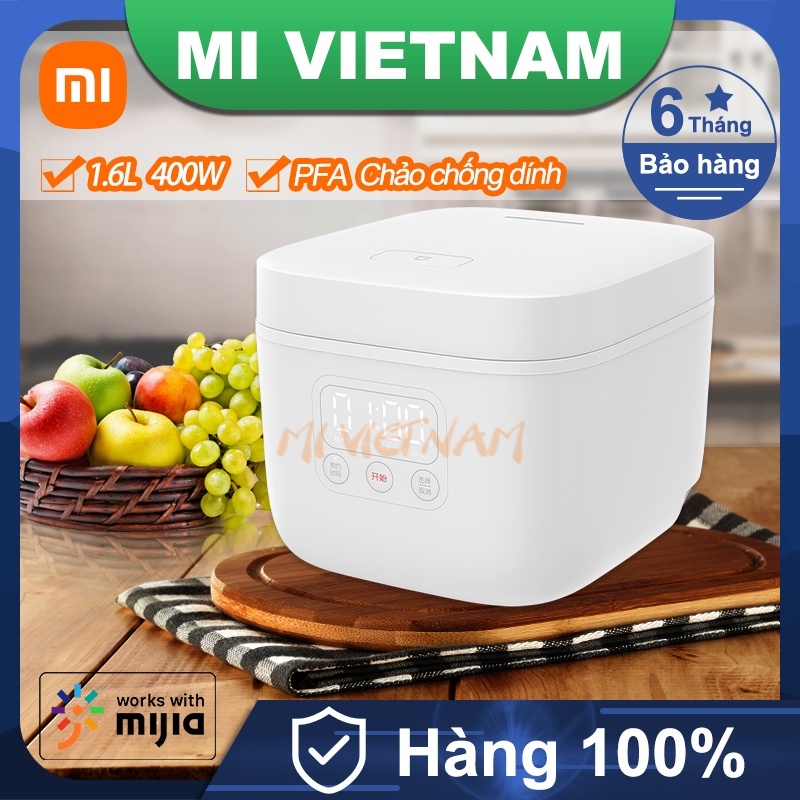 Nồi Cơm Điện Xiaomi Thông Minh Cao Tần 1.6L 2-8 bát cơm Sơn chống dính Daikin PFA minh với App Mi Home